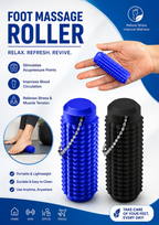 Acupressure Massage Roller — Portable Hand, Foot & Palm Stress Relief Tool (Pack of 2)
