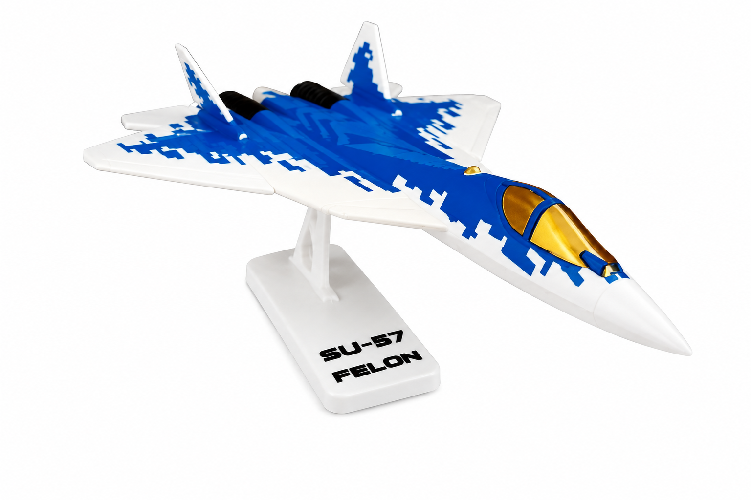 Sukhoi SU-57 Felon Scale Model — 3D Printed Stealth Fighter Jet Display