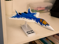 Sukhoi SU-57 Felon Scale Model — 3D Printed Stealth Fighter Jet Display