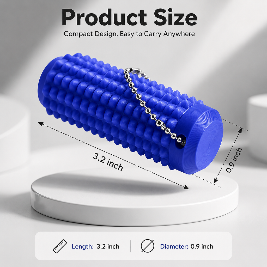 Acupressure Massage Roller — Portable Hand, Foot & Palm Stress Relief Tool (Pack of 2)