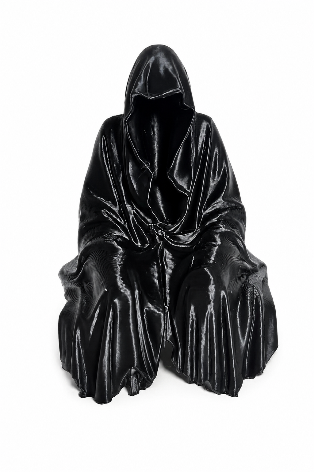 Faceless Shadow Wraith Figurine — Gothic Shelf Sitter Decor & Dark Art Collectible