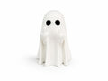 Decorative Ghost Figurine, White Ceramic Halloween Decor