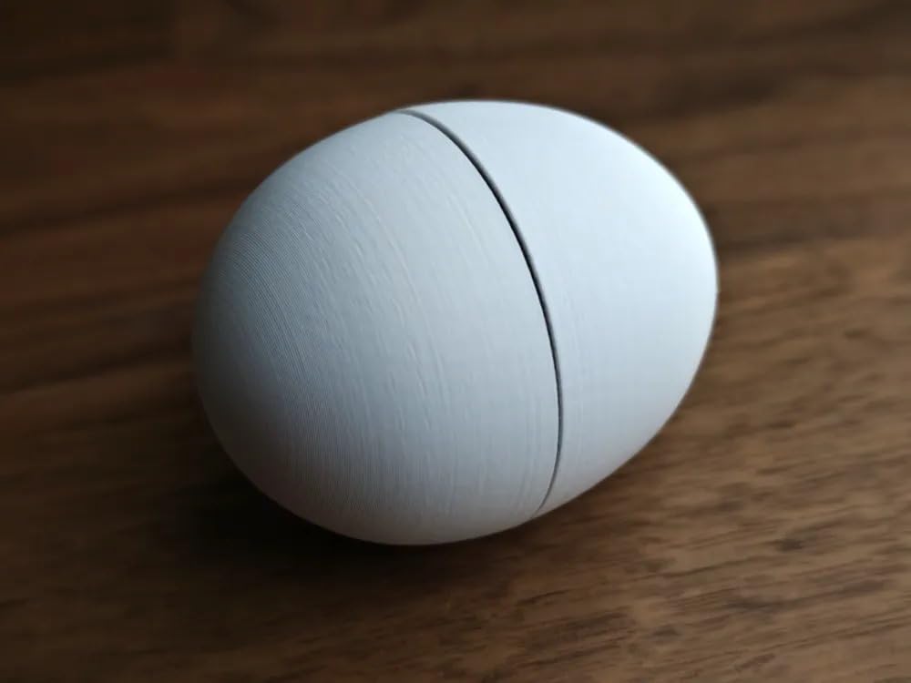 3D Printed Transformable Egg Puzzle Toy – Creative Foldable Fried Egg Design – Unique Educational Toy & Decorative Gift for Kids and Adults