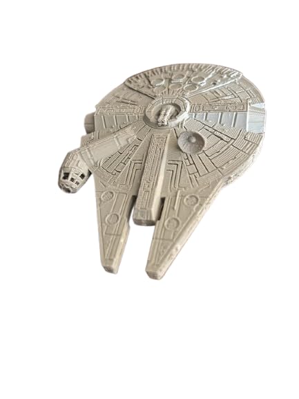 Star Wars Millennium Falcon Collectible Model, Die-Cast Plastic, Multicolor