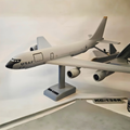 USAF Military Aircraft Display Model, Diecast Scale Replica, Grey