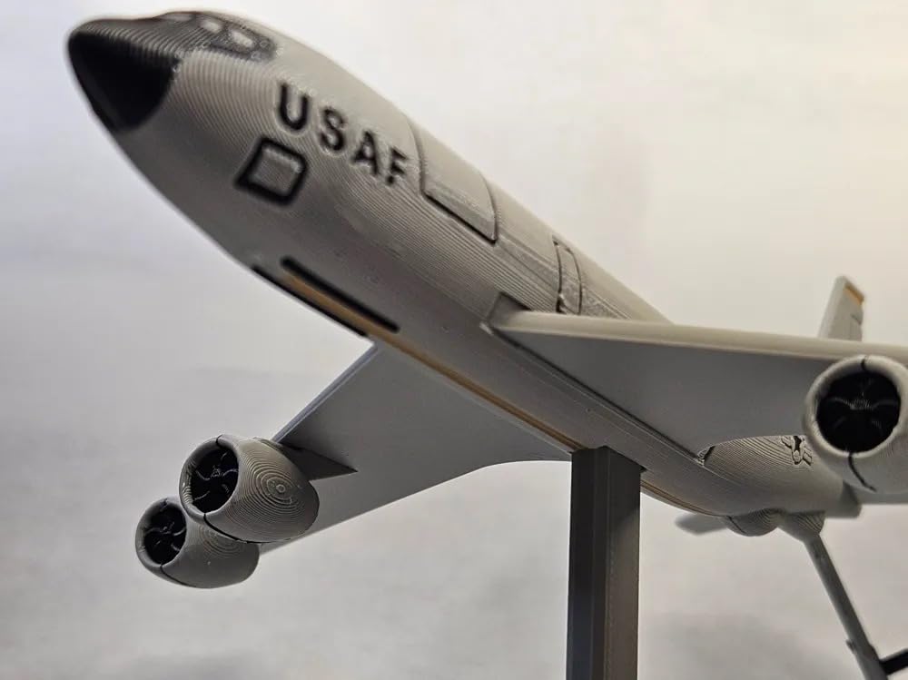 USAF Military Aircraft Display Model, Diecast Scale Replica, Grey
