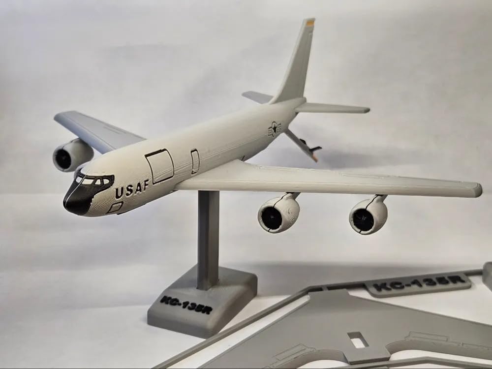 USAF Military Aircraft Display Model, Diecast Scale Replica, Grey