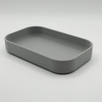 Minimalist Desk Organizer Tray – Multi-Purpose Valet Tray for Keys, Coins & Accessories | Modern Storage for Home, Office, Entryway (Grey)