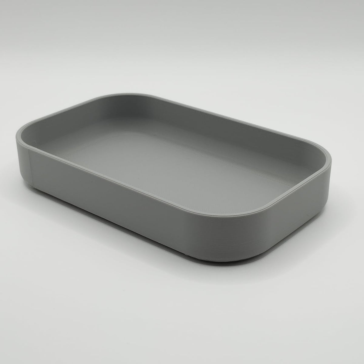 Minimalist Desk Organizer Tray – Multi-Purpose Valet Tray for Keys, Coins & Accessories | Modern Storage for Home, Office, Entryway (Grey)
