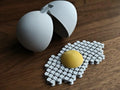 3D Printed Transformable Egg Puzzle Toy – Creative Foldable Fried Egg Design – Unique Educational Toy & Decorative Gift for Kids and Adults