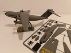 3D Printed Large Transport Aircraft Model Kit | Buildable DIY Airplane Toy with Detailed Parts | Kids Educational Assembly Plane | Creative Desktop Display Model for Boys & Girls