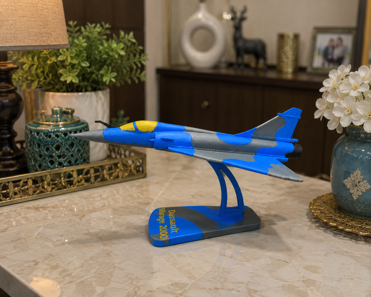 Dassault Mirage 2000 Scale Model — 3D Printed Fighter Jet Display