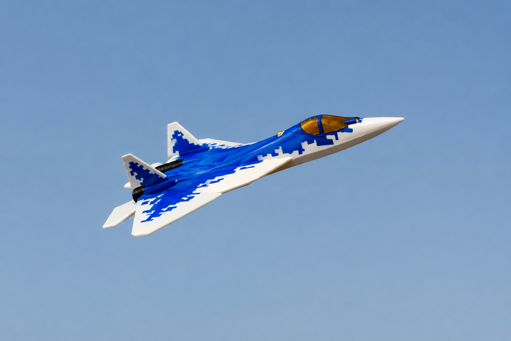 Sukhoi SU-57 Felon Scale Model — 3D Printed Stealth Fighter Jet Display