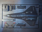 Dark Star SR-71 Scale Model Aircraft, 3D Printed Display Piece with Stand, Black