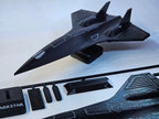 Dark Star SR-71 Scale Model Aircraft, 3D Printed Display Piece with Stand, Black