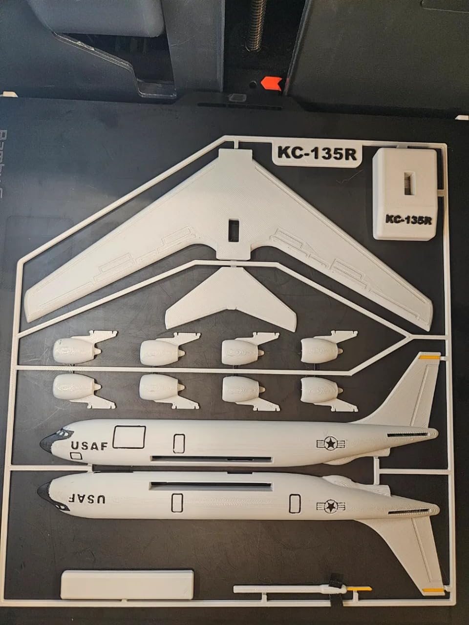 USAF Military Aircraft Display Model, Diecast Scale Replica, Grey