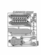 Flakpanzer Gepard Military Tank Model Kit, Plastic Assembly Parts, Scale Model, 3+ Years