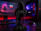 Melting Grim Reaper Figurine — Gothic Horror Desk Decor & Dark Art Collectible