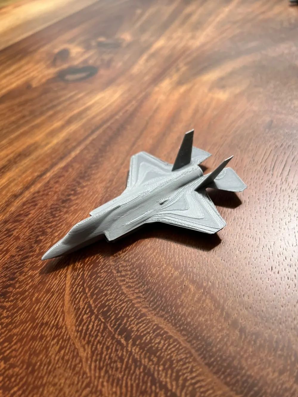 F35 Lightning Fighter 3D Printed Fighter Jet Model, Multicolor Scale Aircraft Replica, Desktop Display Piece,Figure Toy