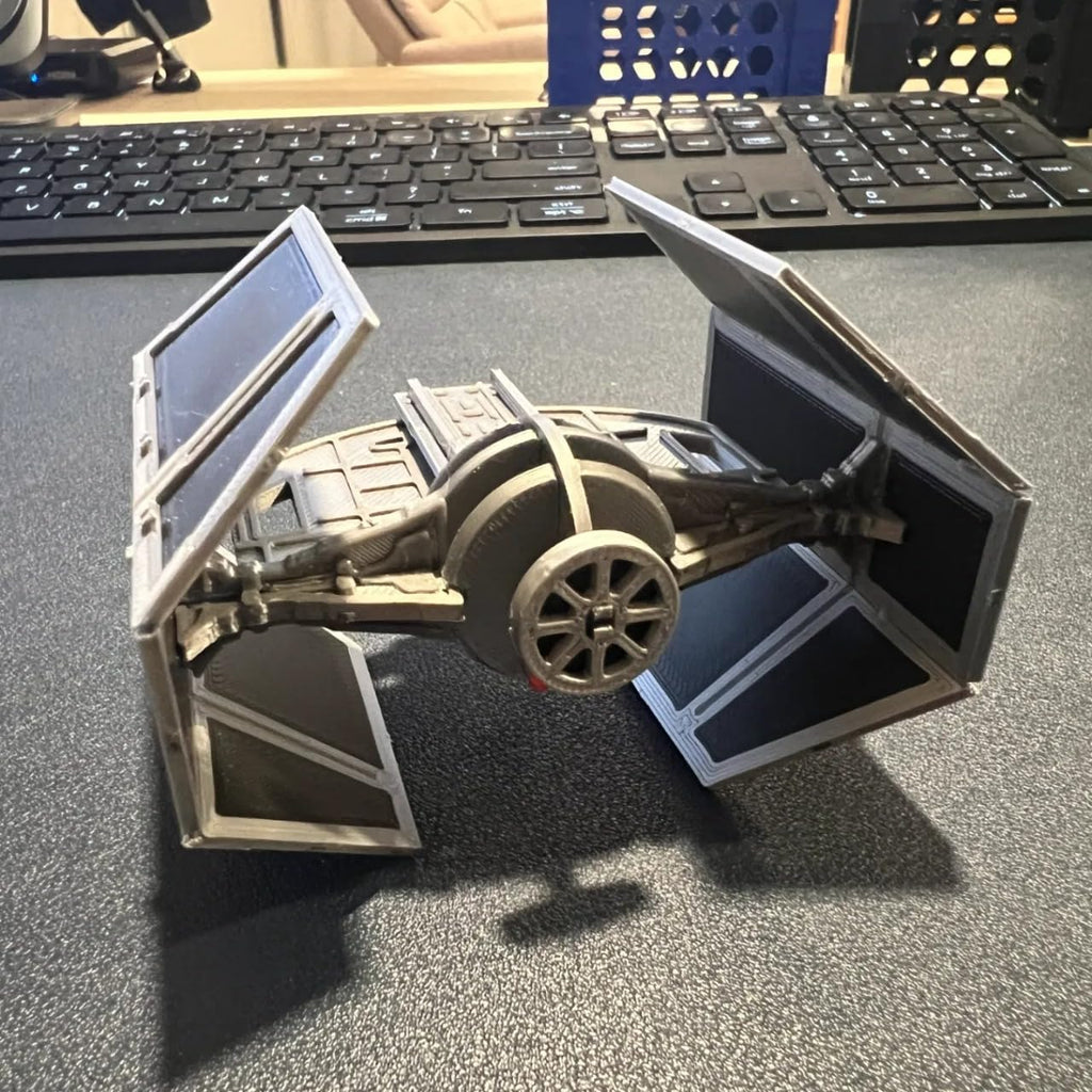 BHISRA FAB Lord Darth Vader TIE Advanced X1 Model Kit Parts, Plastic Assembly Frame