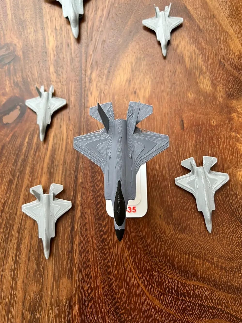 F35 Lightning Fighter 3D Printed Fighter Jet Model, Multicolor Scale Aircraft Replica, Desktop Display Piece,Figure Toy