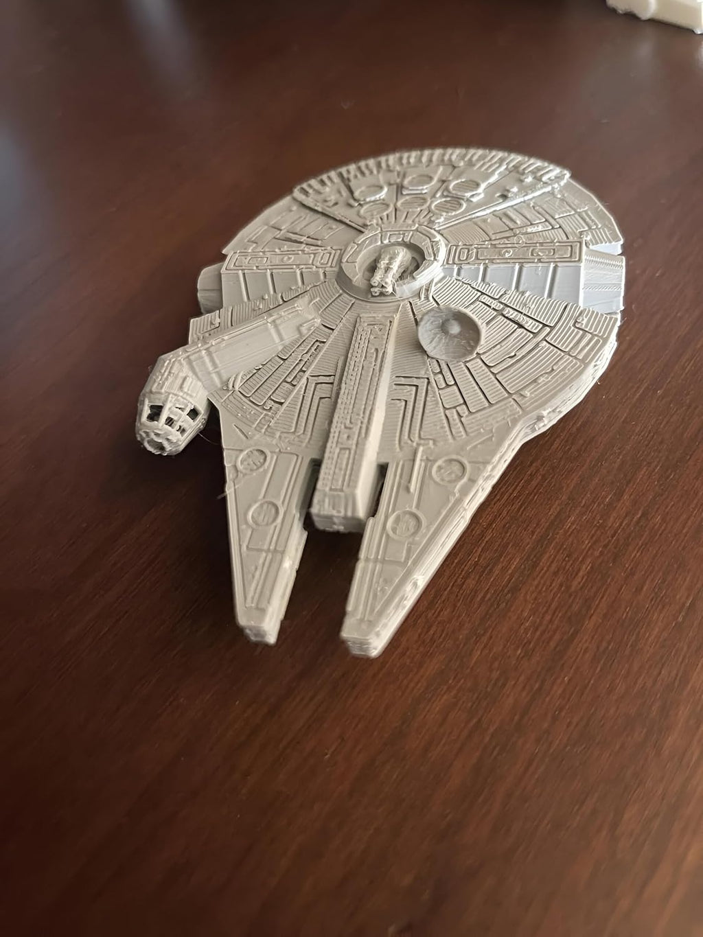 Star Wars Millennium Falcon Collectible Model, Die-Cast Plastic, Multicolor