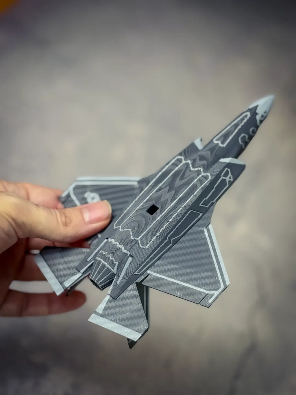 F-35 Lightning II Scale Model — 3D Printed Stealth Fighter Display