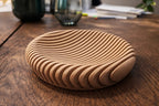 3D Printed Ripple Bowl — Decorative Serving & Display Bowl for Home Decor