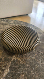 3D Printed Ripple Bowl — Decorative Serving & Display Bowl for Home Decor
