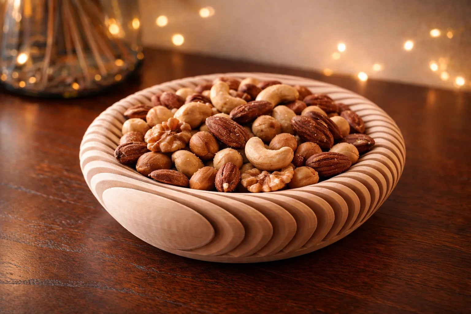 3D Printed Ripple Bowl — Decorative Serving & Display Bowl for Home Decor
