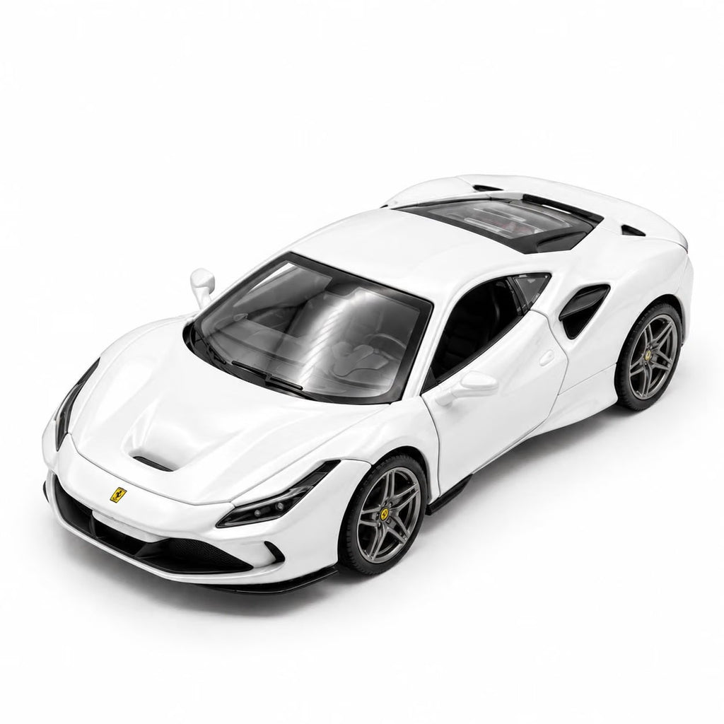 Bugatti Divo Style Die-Cast Pull Back Supercar | Blue | Openable Doors | Collector Gift