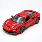 Bugatti Divo Style Die-Cast Pull Back Supercar | Blue | Openable Doors | Collector Gift