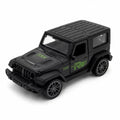 HXS Power Off-Road Jeep Die-Cast Pull Back Toy Car | Matte Black | Compact Scale Model | Kids Gift
