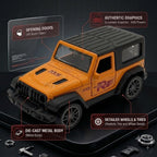 HXS Power Off-Road Jeep Die-Cast Pull Back Toy Car | Bold Orange