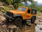 HXS Power Off-Road Jeep Die-Cast Pull Back Toy Car | Bold Orange