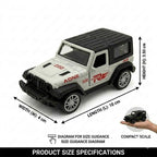 HXS Power Off-Road Jeep Die-Cast Pull Back Car | Matte Black | Kids Gift