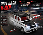 G-Wagon AMG Style Die-Cast Pull Back Car | Lights & Engine Sound | Openable Doors | 1:28 Scale | Kids Gift
