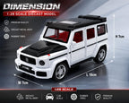 G-Wagon AMG Style Die-Cast Pull Back Car | Lights & Engine Sound | Openable Doors | 1:28 Scale | Kids Gift