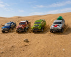 ZF Racer Off-Road Truck Set of 4 | Pull Back Mini Toy Trucks | Multi-Color Pack | Kids Gift