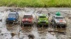 ZF Racer Off-Road Truck Set of 4 | Pull Back Mini Toy Trucks | Multi-Color Pack | Kids Gift