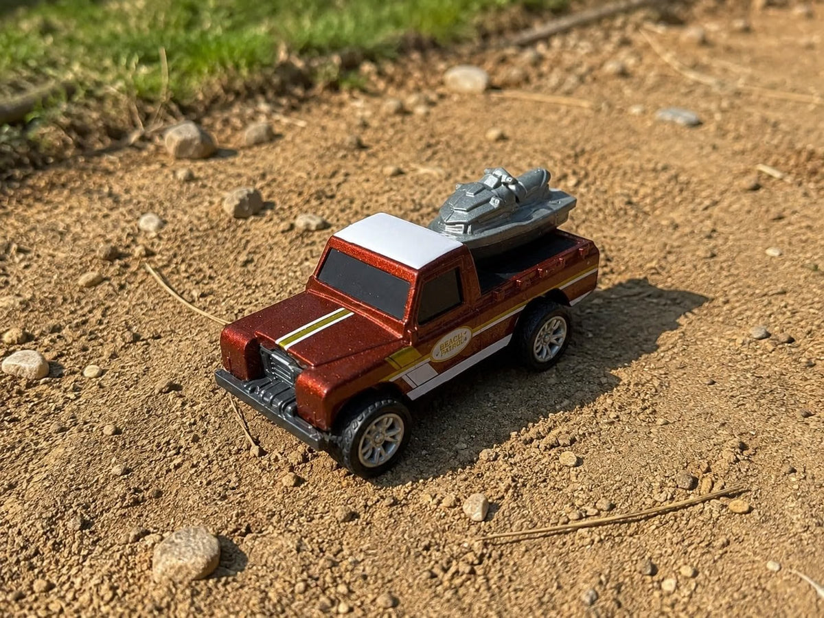 ZF Racer Off-Road Truck Set of 4 | Pull Back Mini Toy Trucks | Multi-Color Pack | Kids Gift