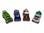 ZF Racer Off-Road Truck Set of 4 | Pull Back Mini Toy Trucks | Multi-Color Pack | Kids Gift