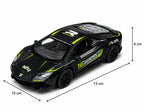 Die-Cast Pull Back Car with Lights & Sound | Openable Doors & Hood
