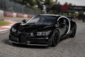 Bugatti Chiron Style Supercar Model — Black Die-Cast Look Toy Car