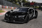 Bugatti Chiron Style Supercar Model — Black Die-Cast Look Toy Car