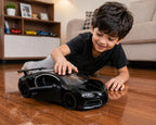 Bugatti Chiron Style Supercar Model — Black Die-Cast Look Toy Car