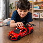Audi R8 Style Racing Car Model , Red GT Competition Toy | Race Car Replica with Spoiler