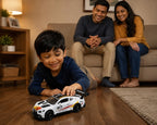 Champion Racing Die-Cast Pull Back Car with Lights & Sound | Openable Doors | Kids Gift