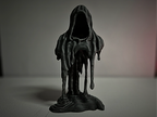 Melting Grim Reaper Figurine — Gothic Horror Desk Decor & Dark Art Collectible
